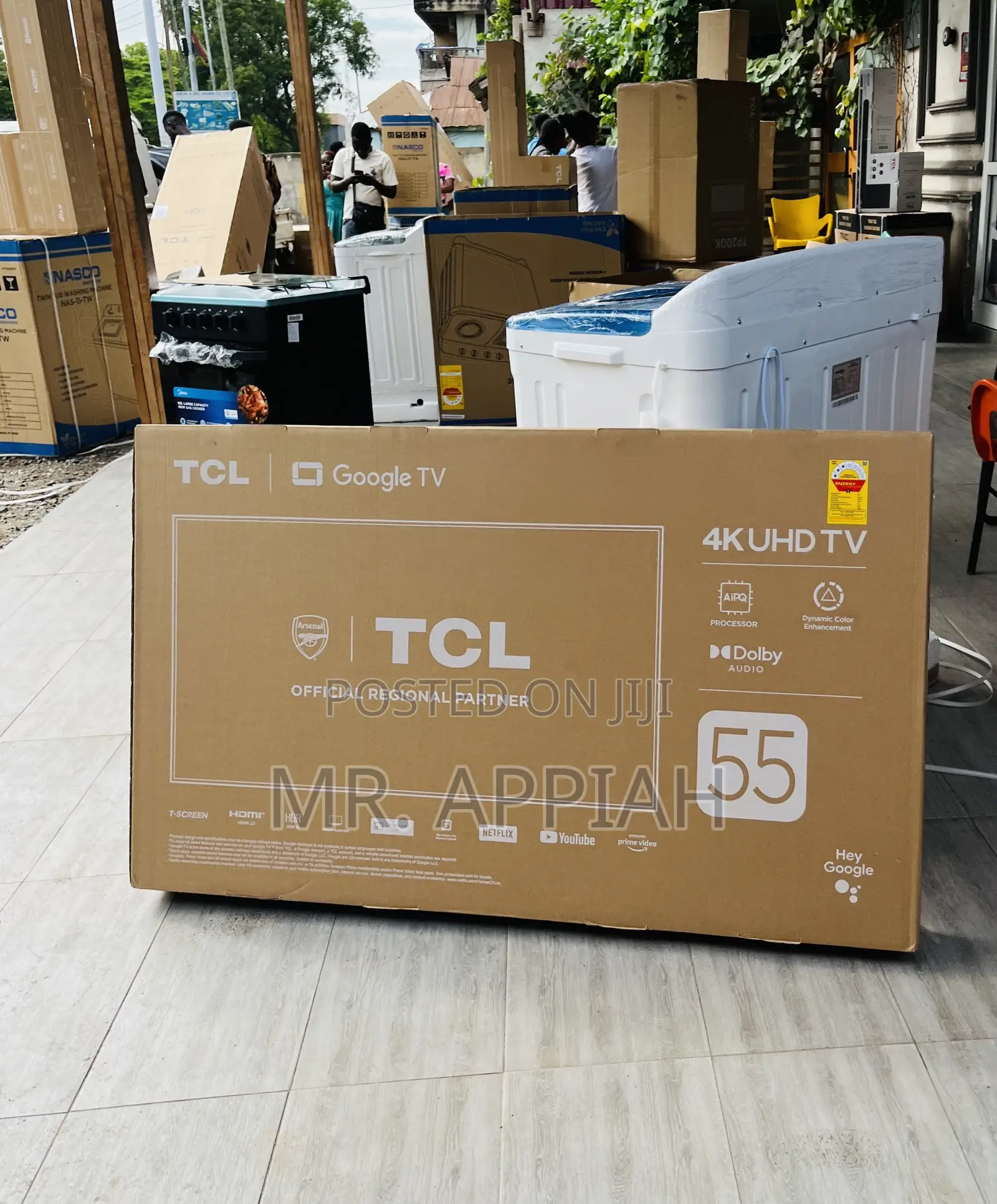 Premium Quality TCL 55p635 55” HDR Smart Tv(2025).