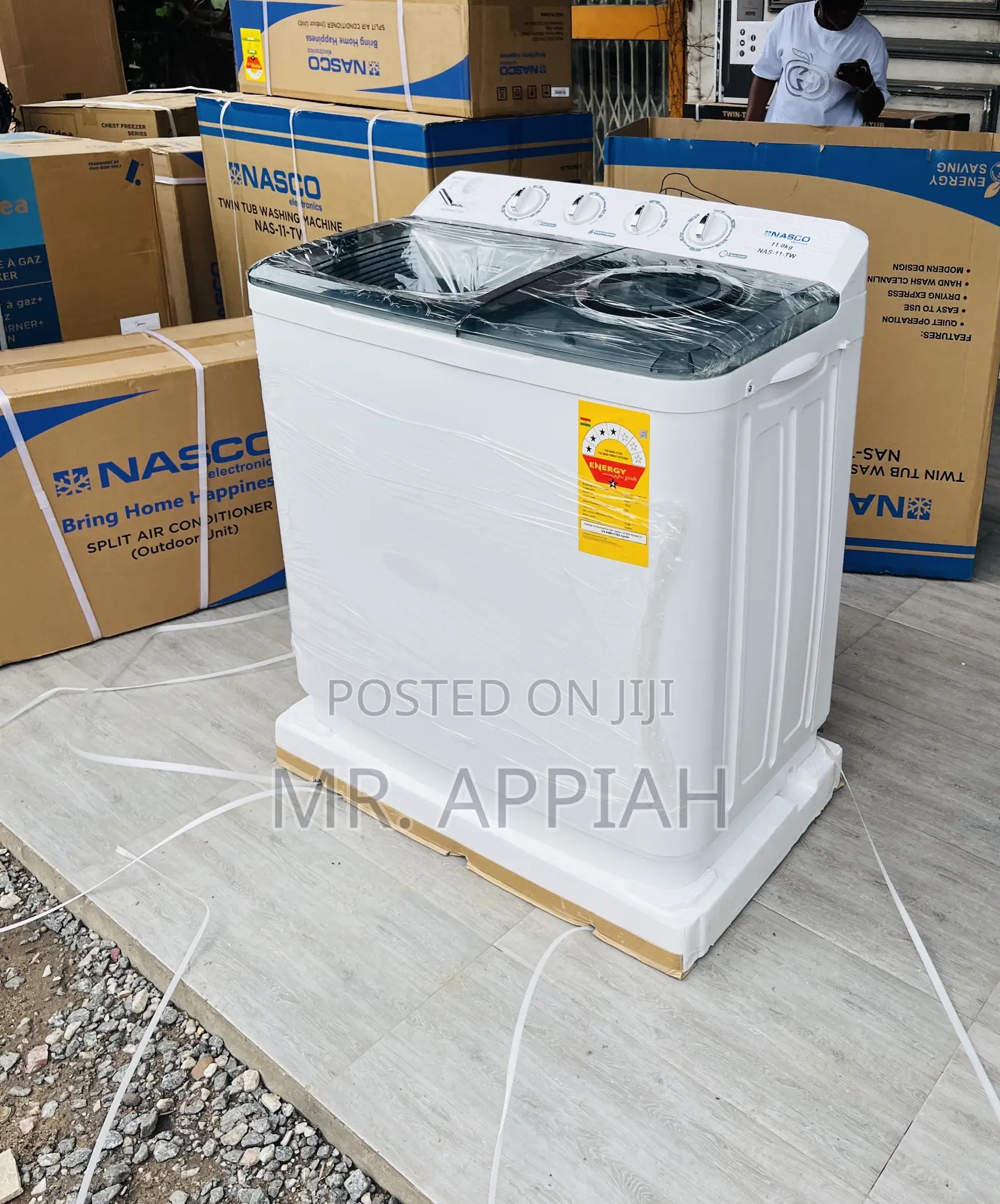 Original Nasco 11kg Semi-Auto Washing Machine(2025)
