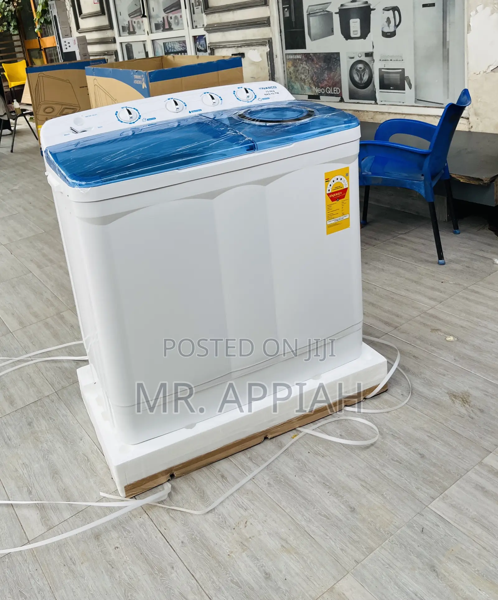 Brand New Nasco 15kg Semi-Automatic Washing Machin(2025)