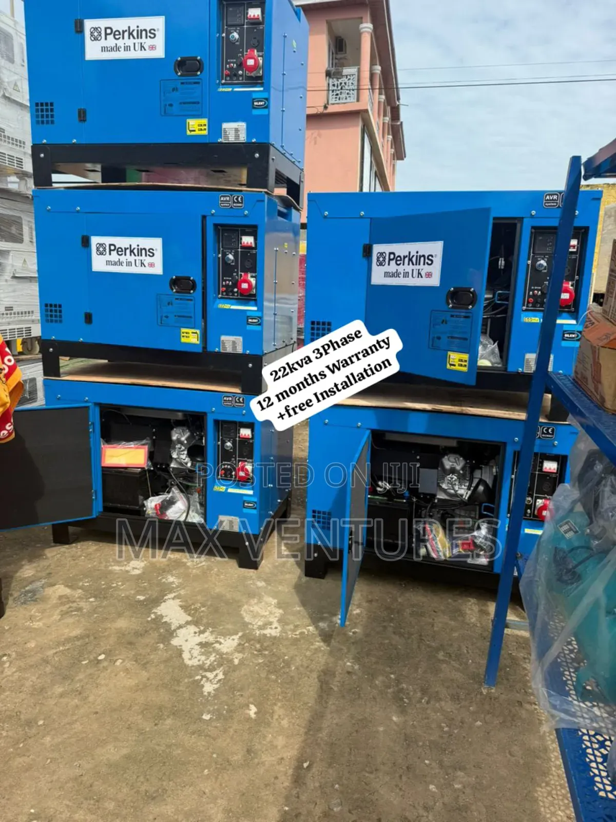 Perkins 22kva Diesel Silent Generator With Style Ats 22kva