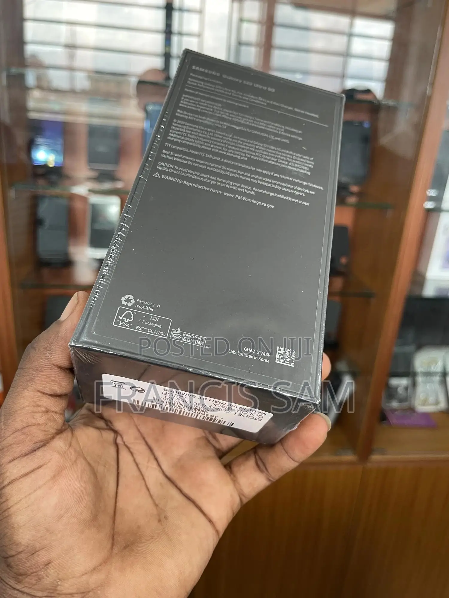 New Samsung Galaxy S20 128 GB Black