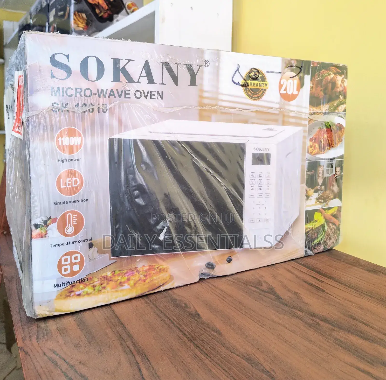 Heat Food in Seconds With Sokany 20l Microwave