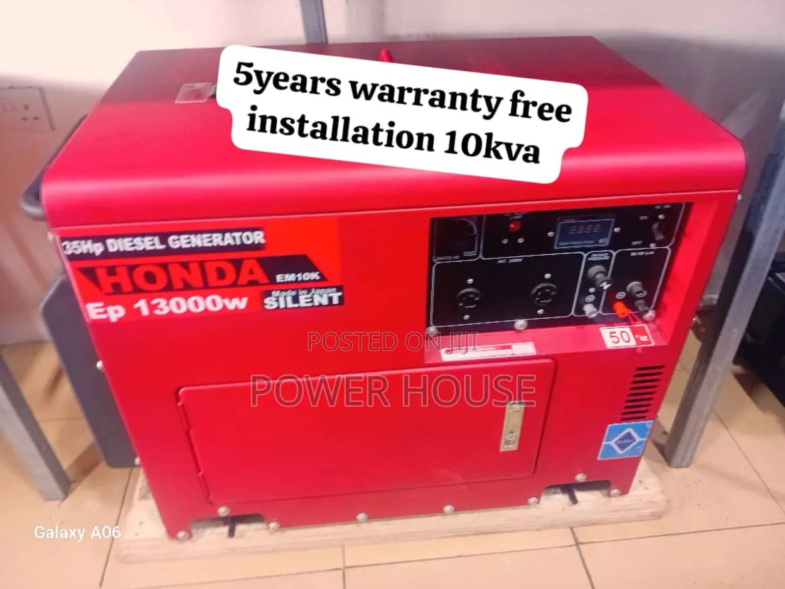 Tycoon Watts Honda Diesel 10kva Generator 13000watts 10kva