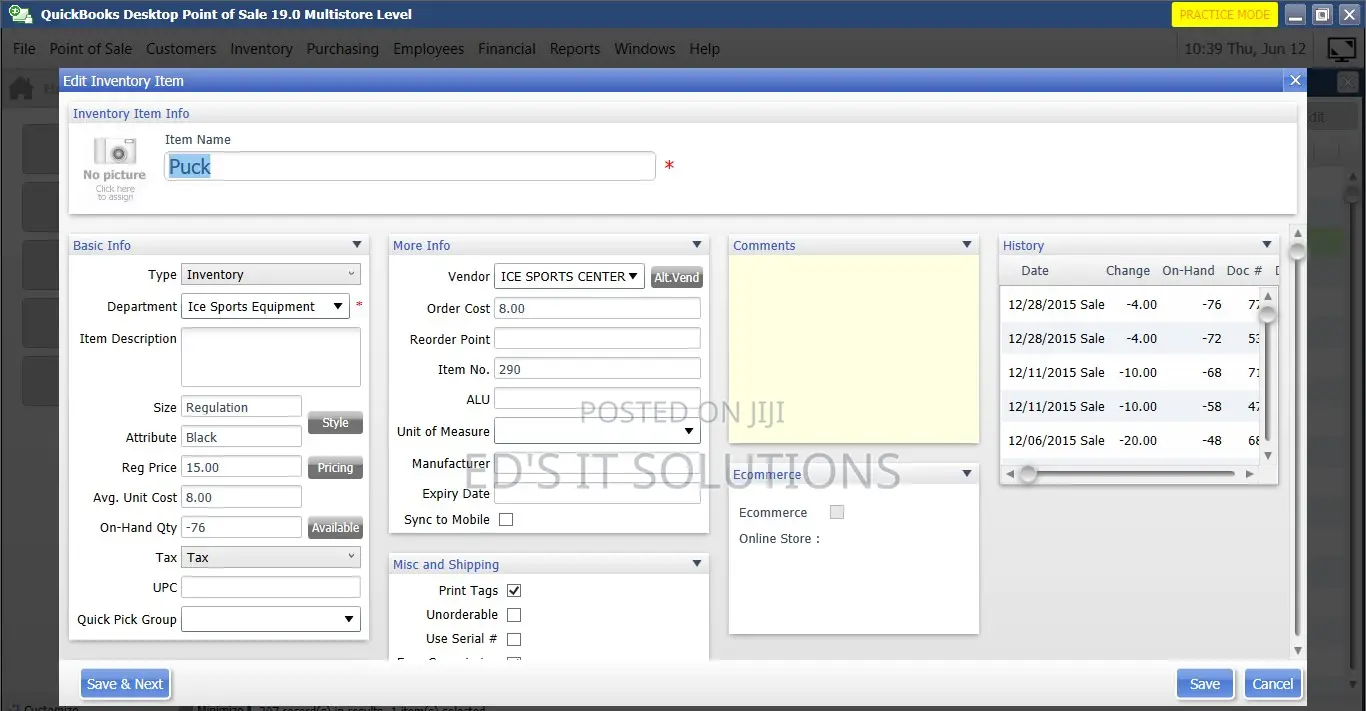 Quickbooks Point of Sale Software(Lifetime Licence) Retail