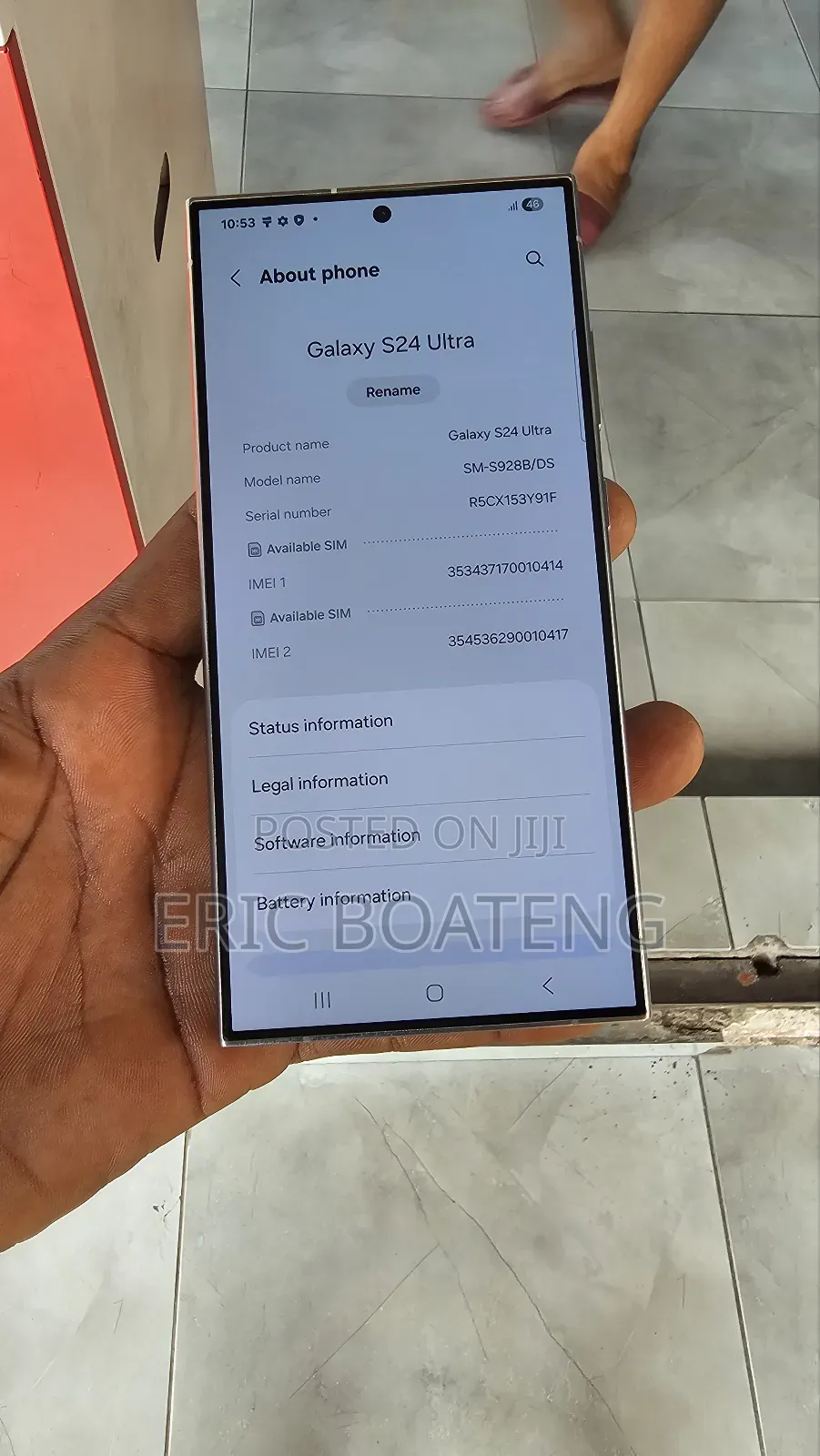 Samsung Galaxy S24 Ultra 256 GB Gold
