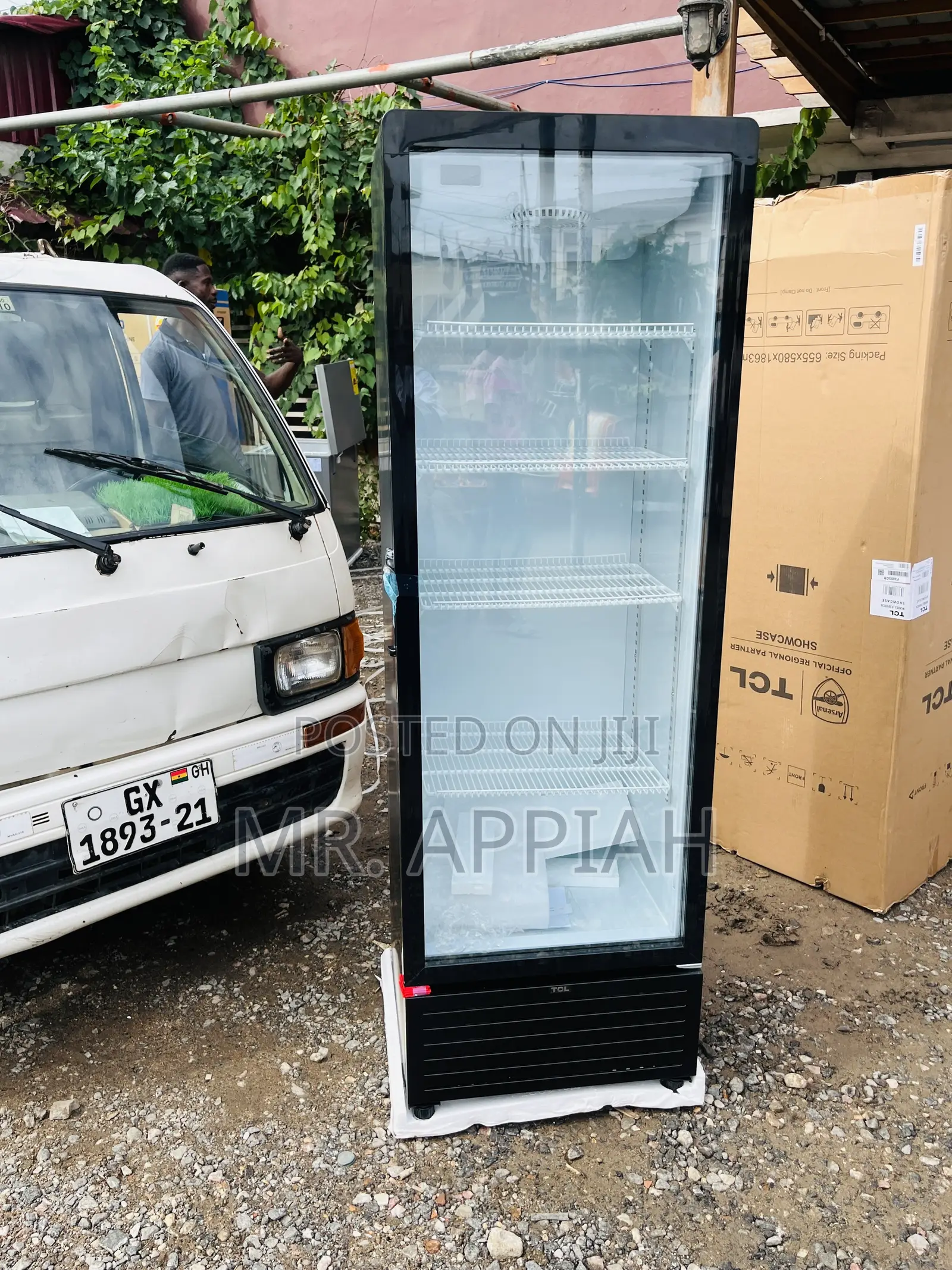 Effortless Cooling TCL F305cb 285 Litres Display Fridge.