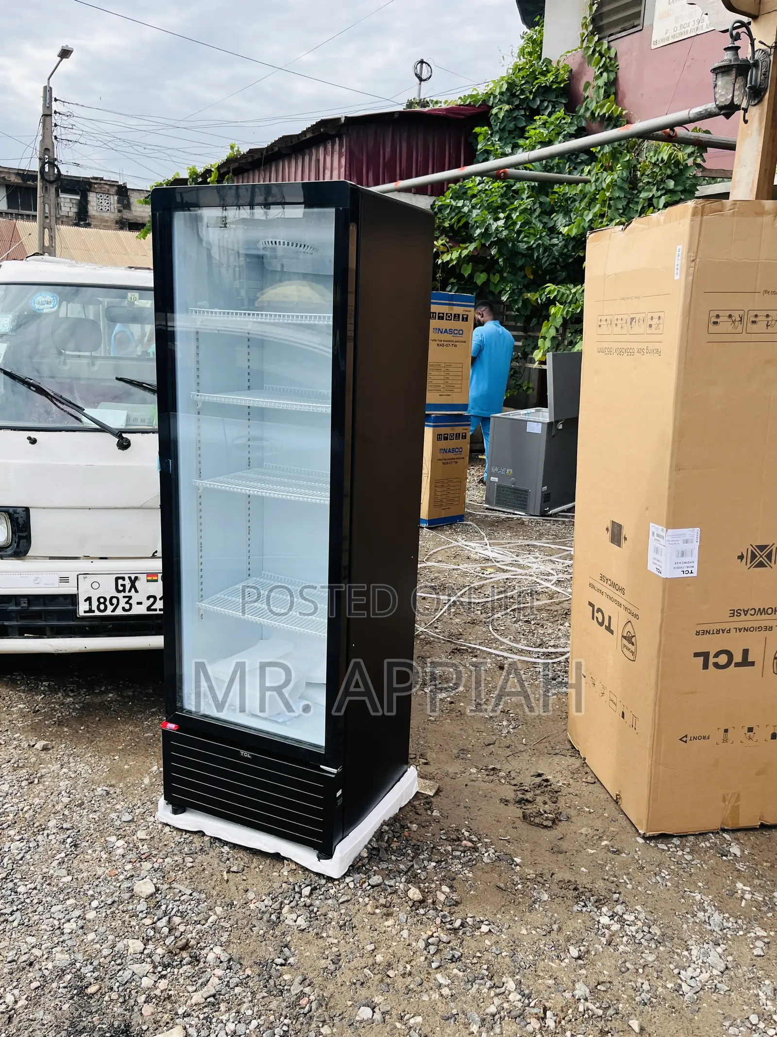 Premium TCL F305cb 285 Litres Display Fridge(Black)2025.