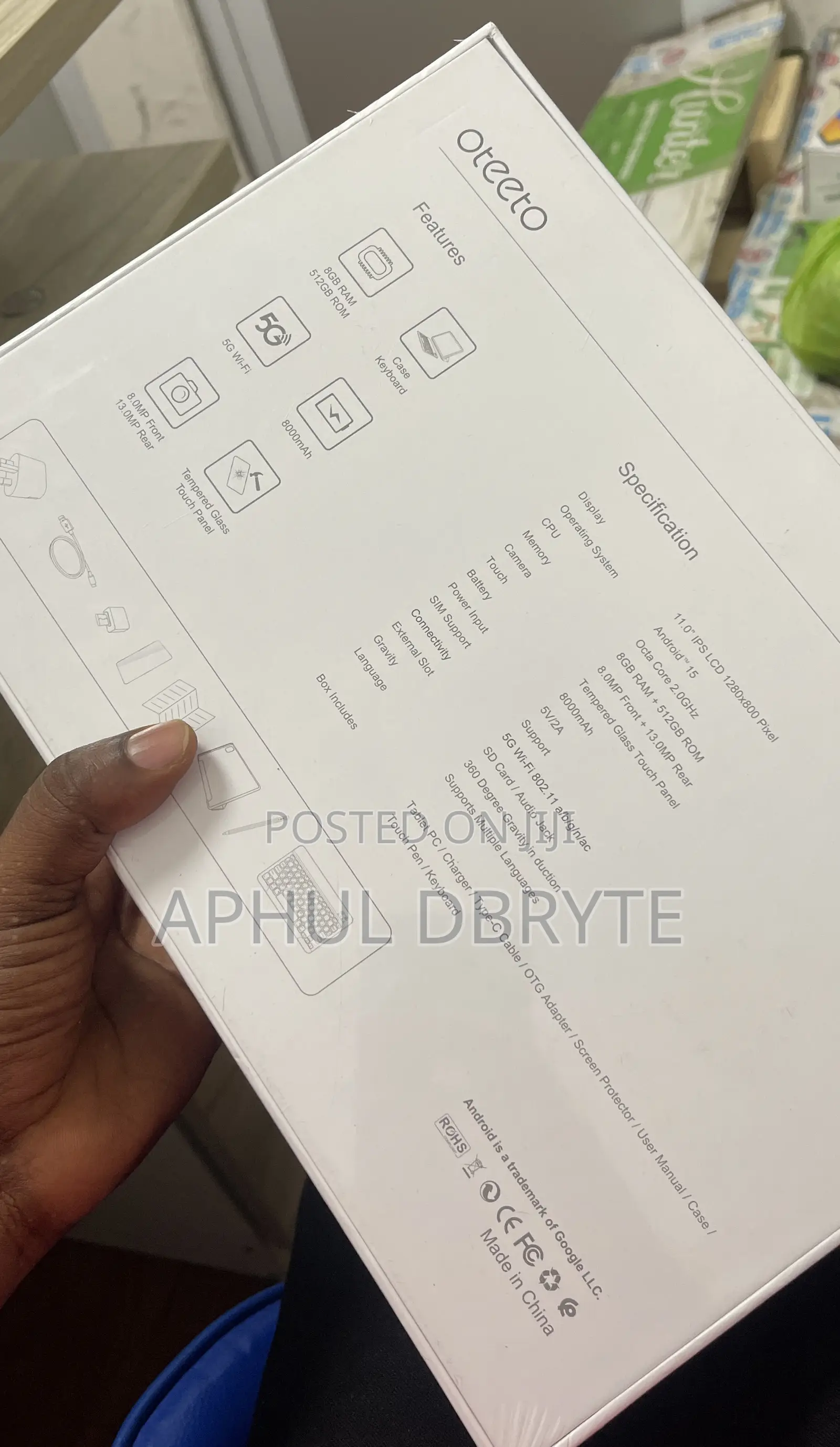 New Oteeto TAB 14 512 GB Gray