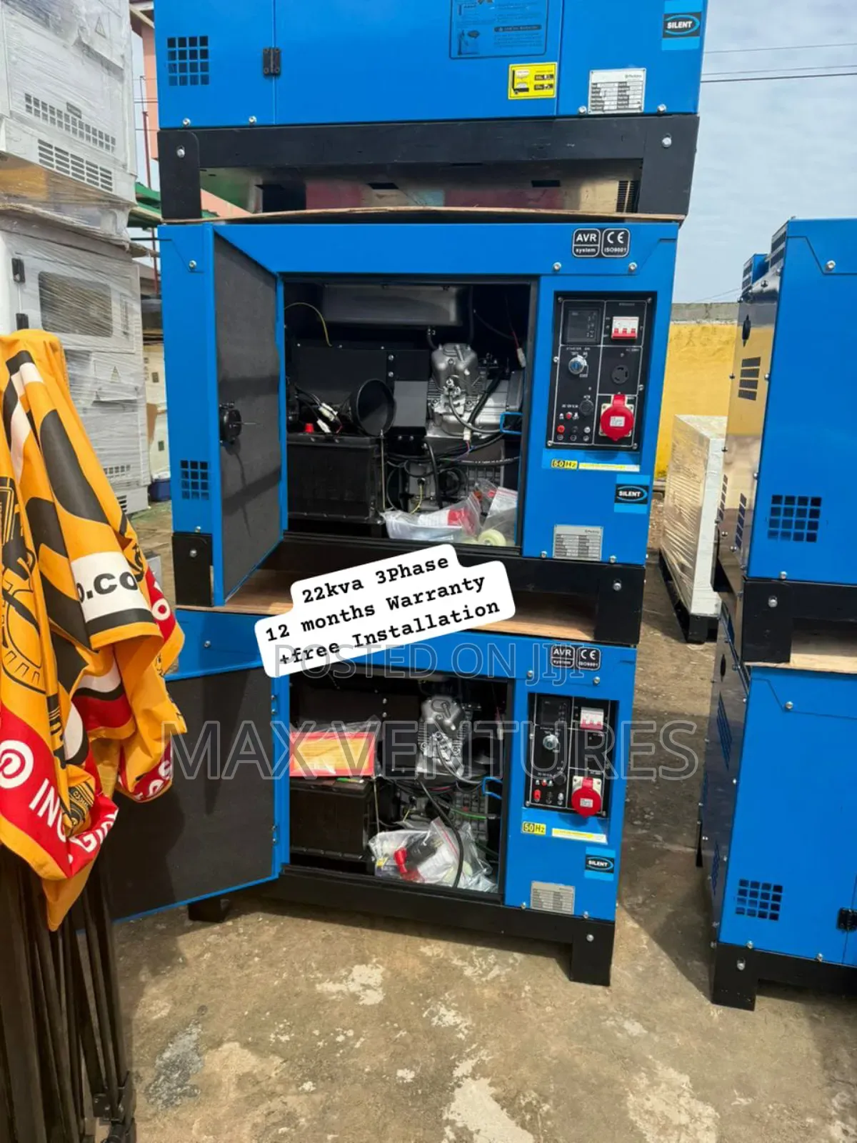Perkins 22kva Ats Diesel Silent Generator Eco Friendly