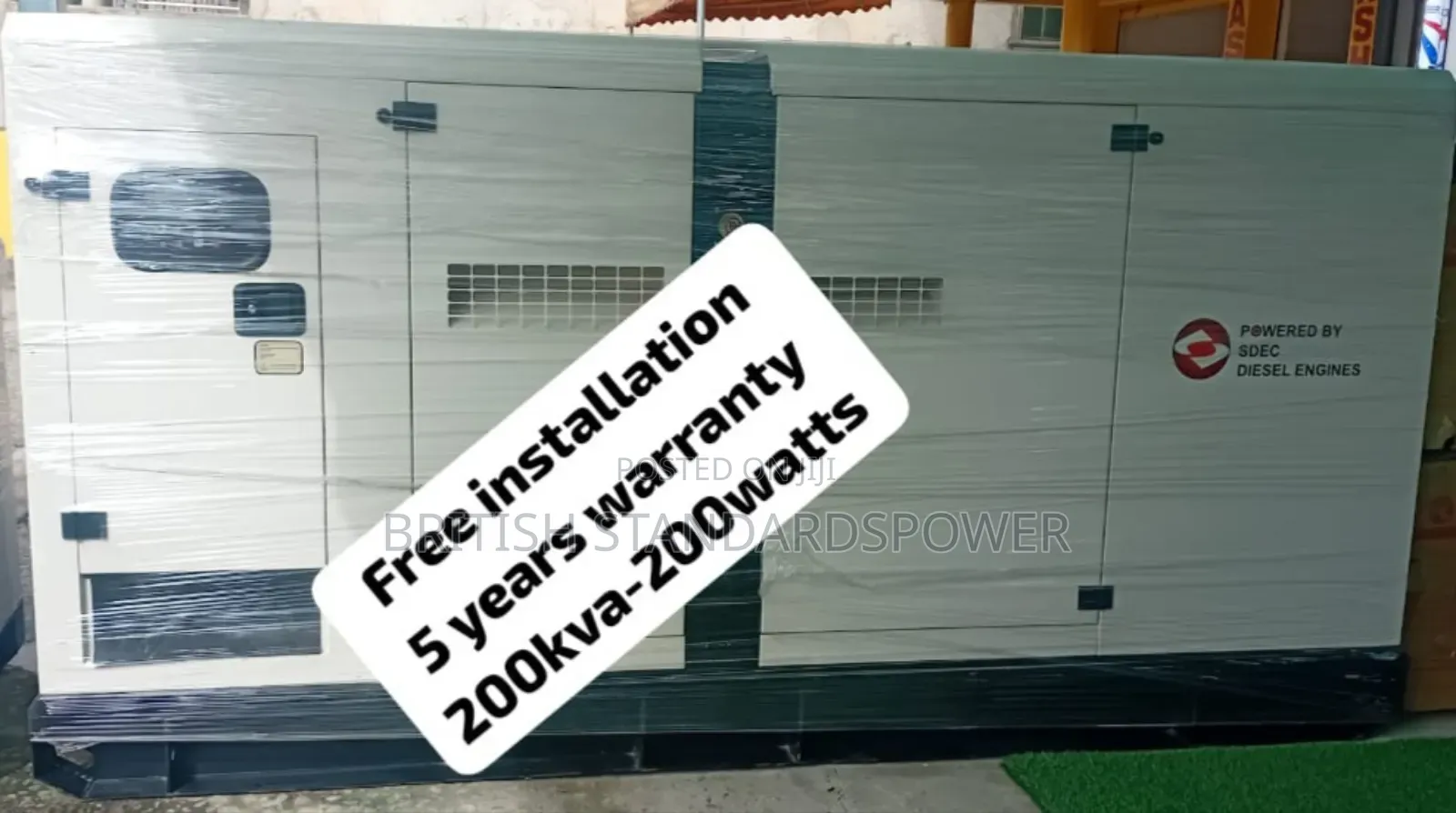 Fortified Power Energy 200kva Silent Diesel Generator
