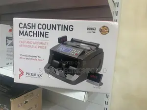 LCD Screen Displays Premax Money Counting Machine