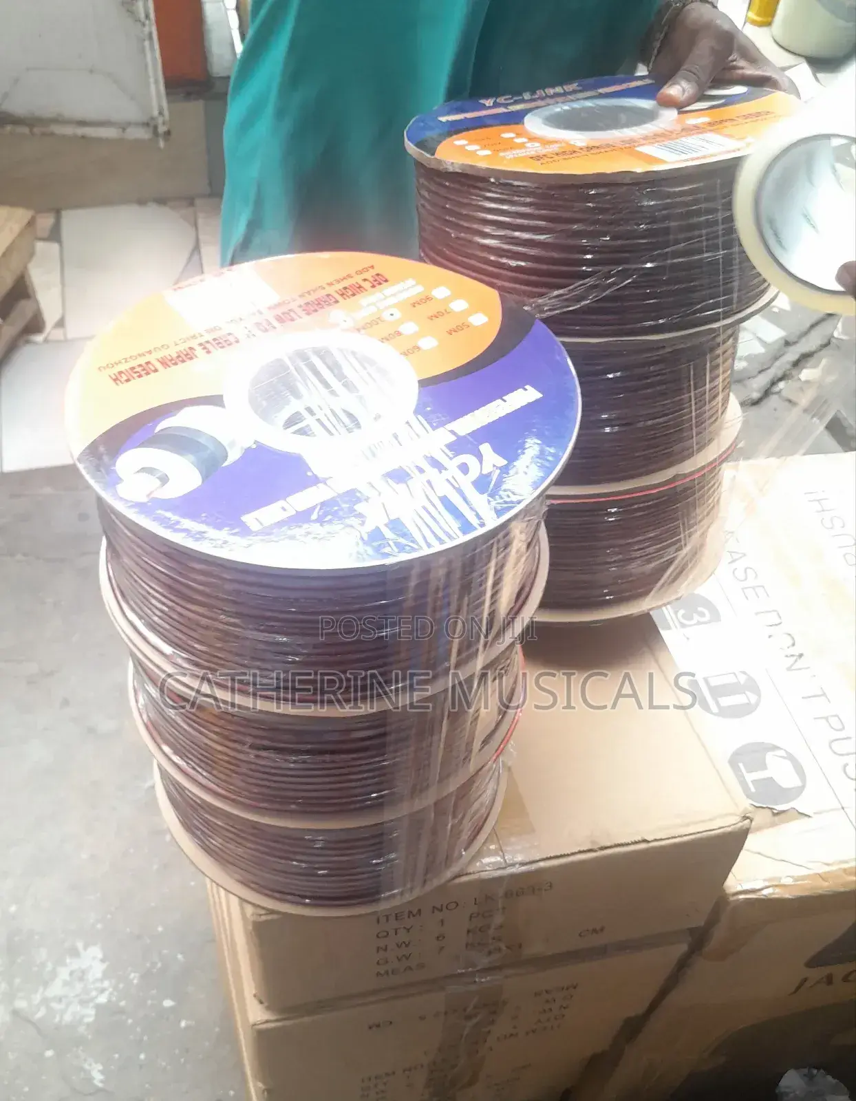 Microphone Cable Brown