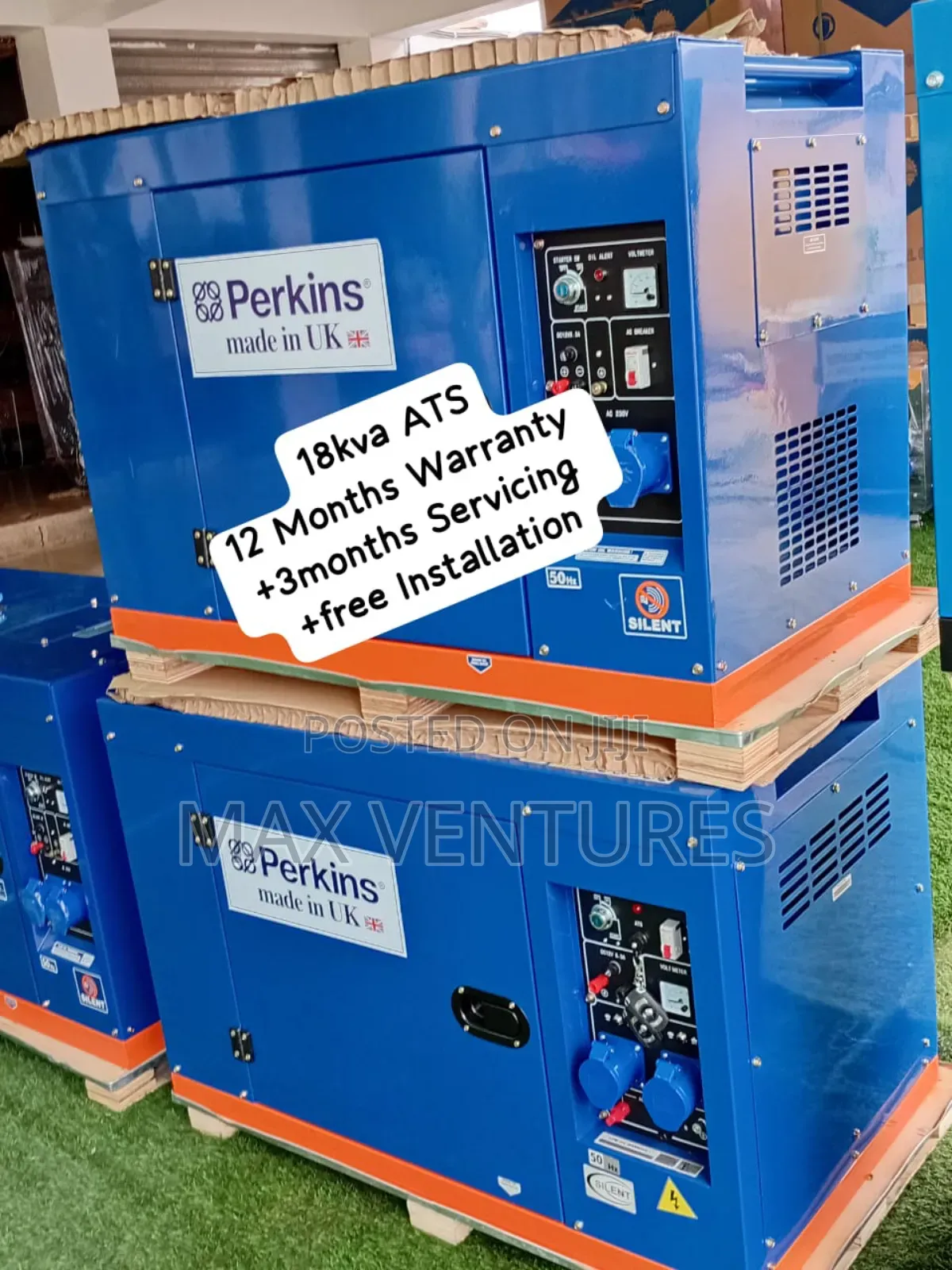 Perkins 18kva Diesel Silent Generator Sturdy Power 18kva Ats