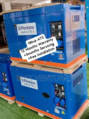 Perkins 18kva Diesel Silent Generator Sturdy Power 18kva Ats