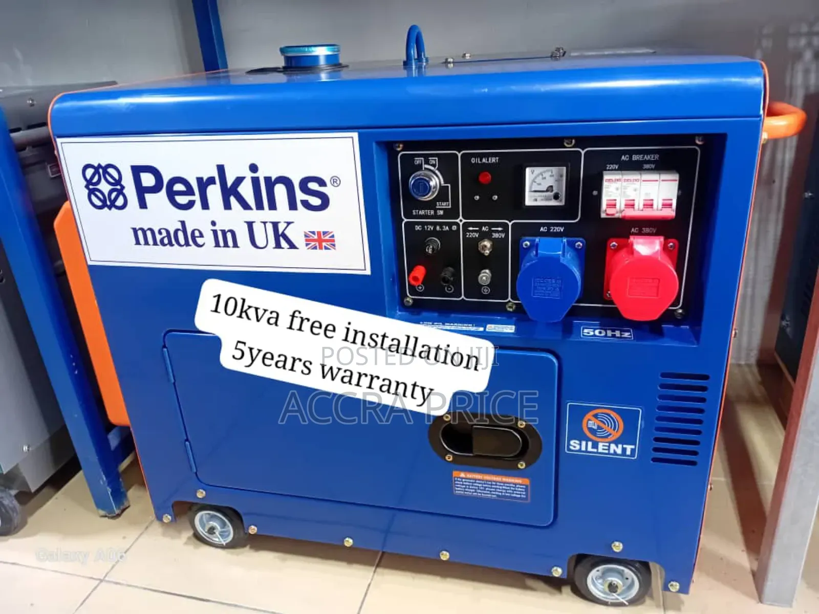 Platinum Grid Perkins 10kva 13000watts Diesel Generator