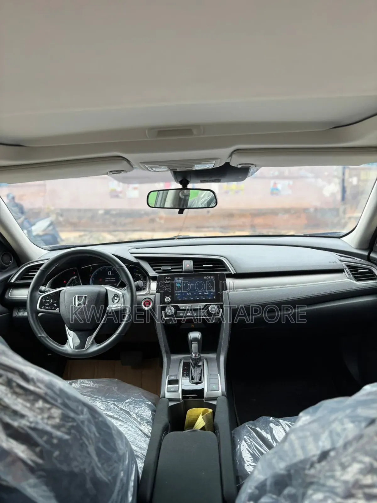 Honda Civic Touring Sedan 2018 Gray
