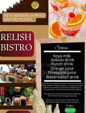 Local Bar And Fresh Fruit Juice Setup