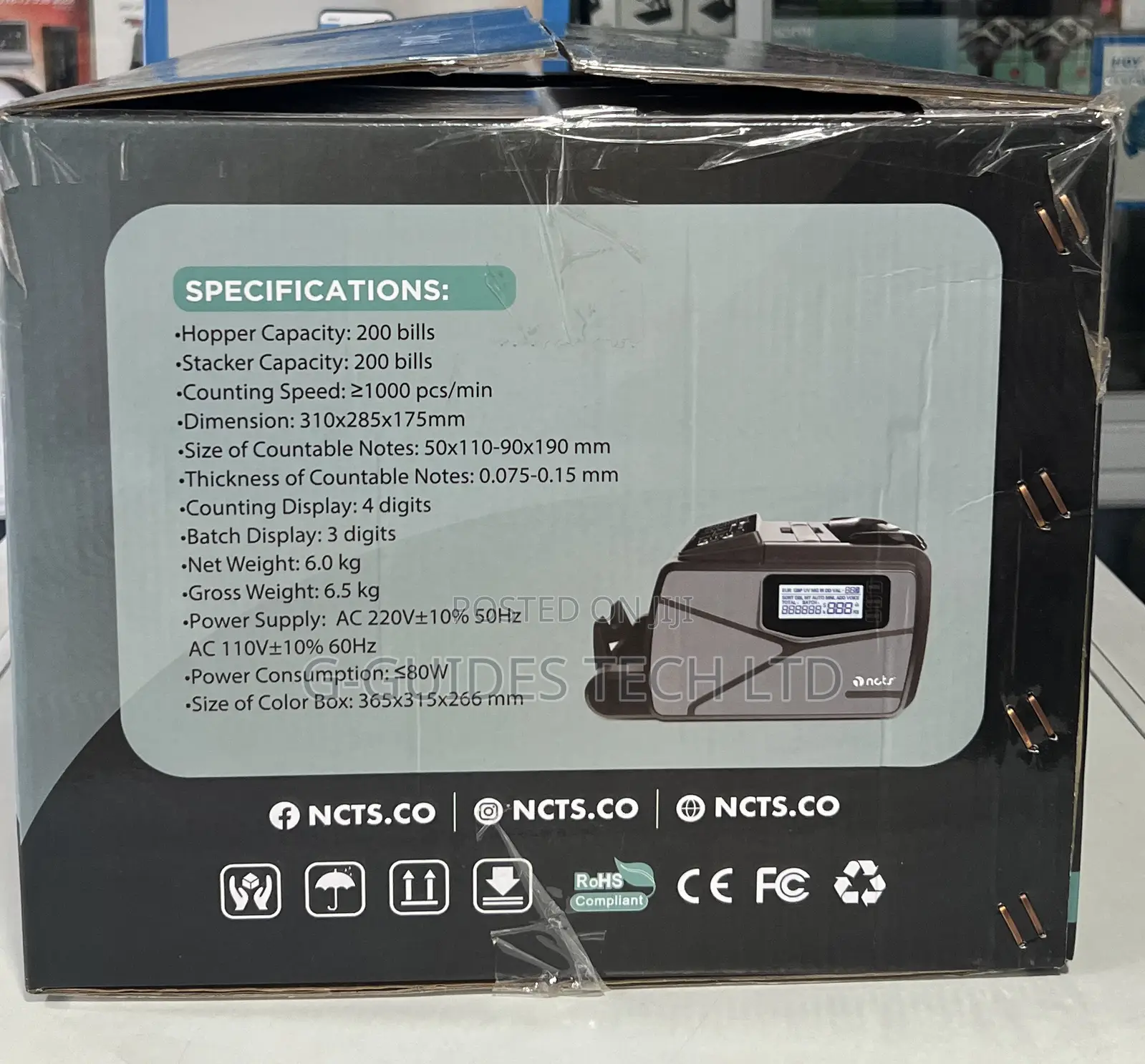 Ncts-mc11 Multi Currency Money Counting Machine