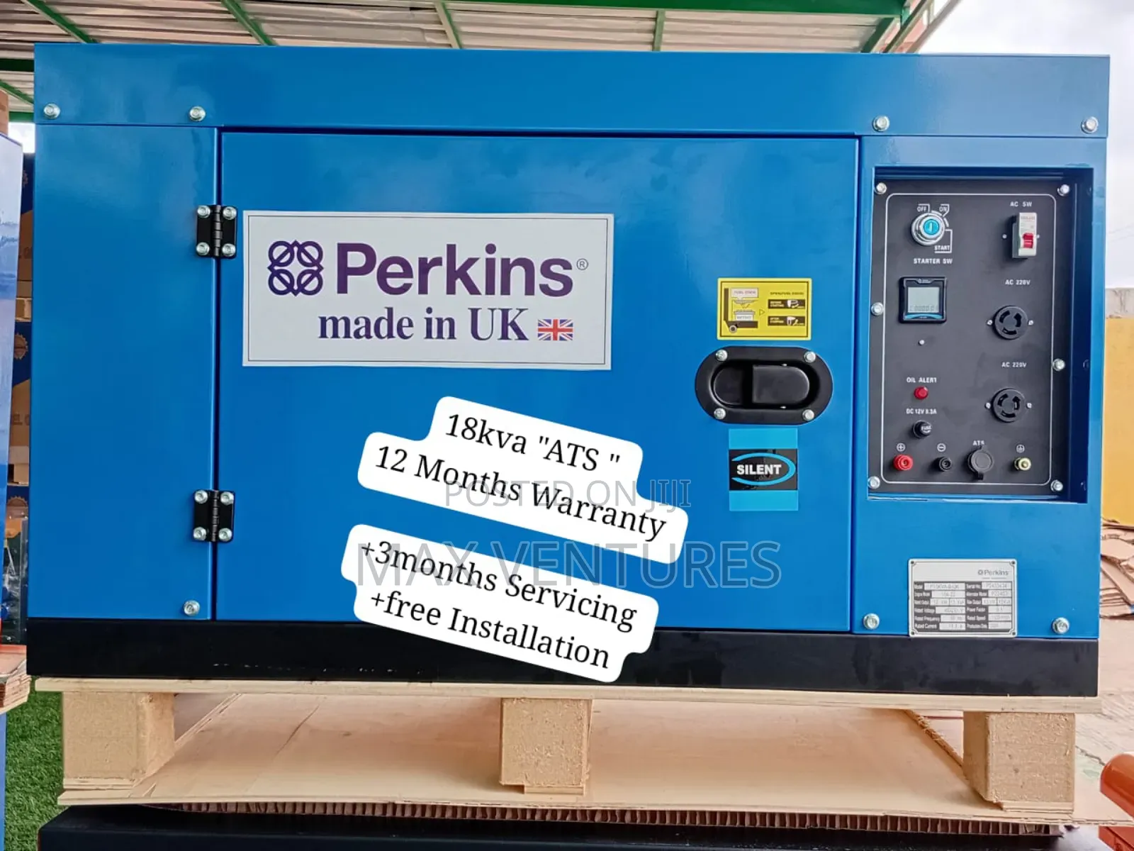 Perkins 15 Kva Diesel Silent Ats Automatic Powerup