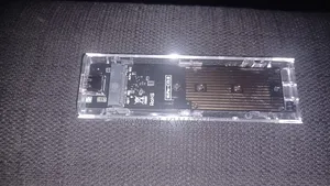 M.2 Nvme Pcie Ngff Sata Dual Ssd Case Clear Usb Type C
