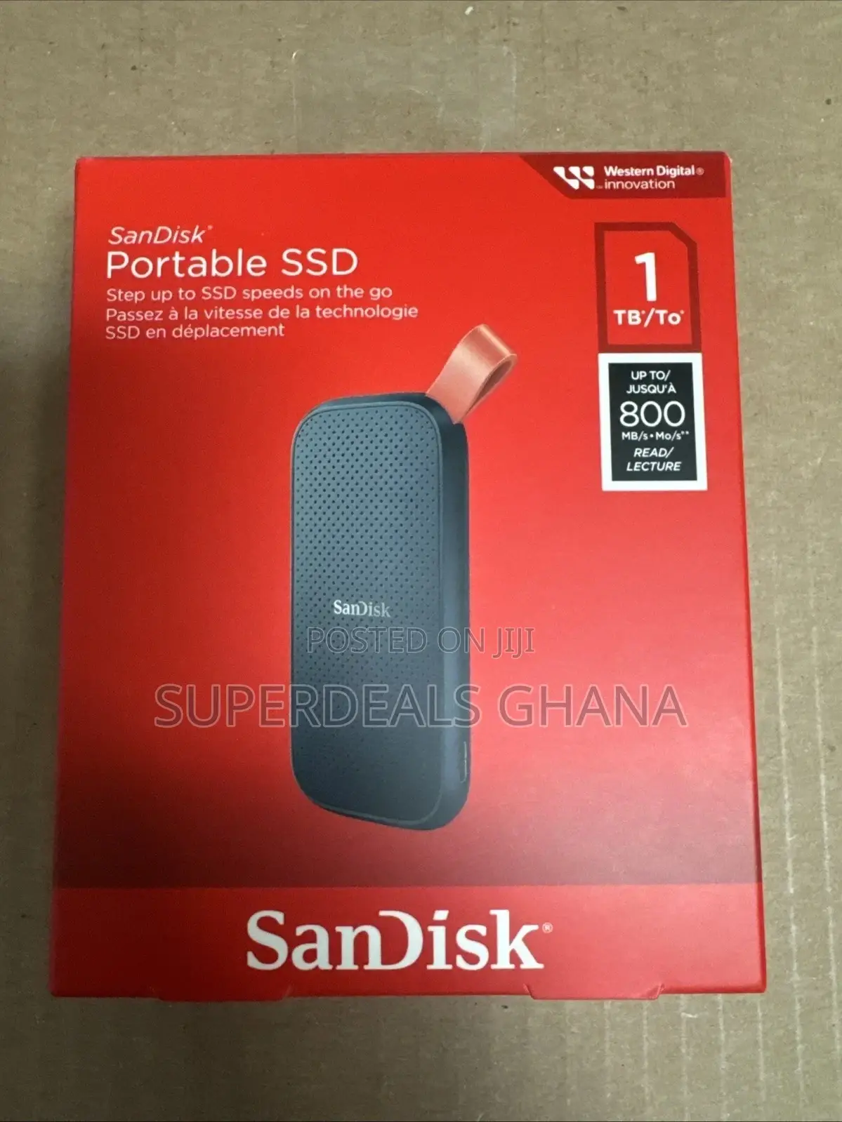 Sandisk Sdssde30-1t00-G26 1tb External Portable SSD - Black