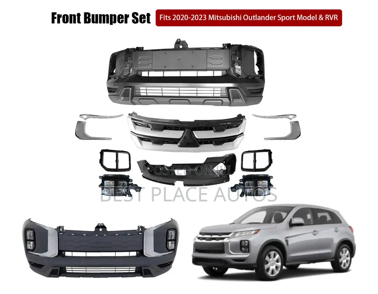 Outlander 2022-24 Front Complete Bumper