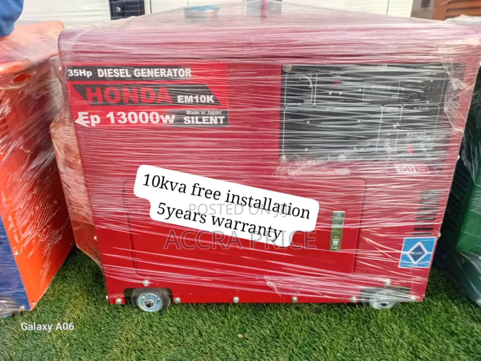 Crown U It Honda 10kva Diesel Generator 13000watts Honda