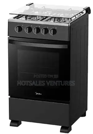 Best Midea 50×50 4 Burner Gas Cooker W/ Grill Sp5055t082-Bg]