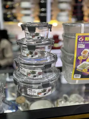 4 Set Acrylic Storage Containers Set