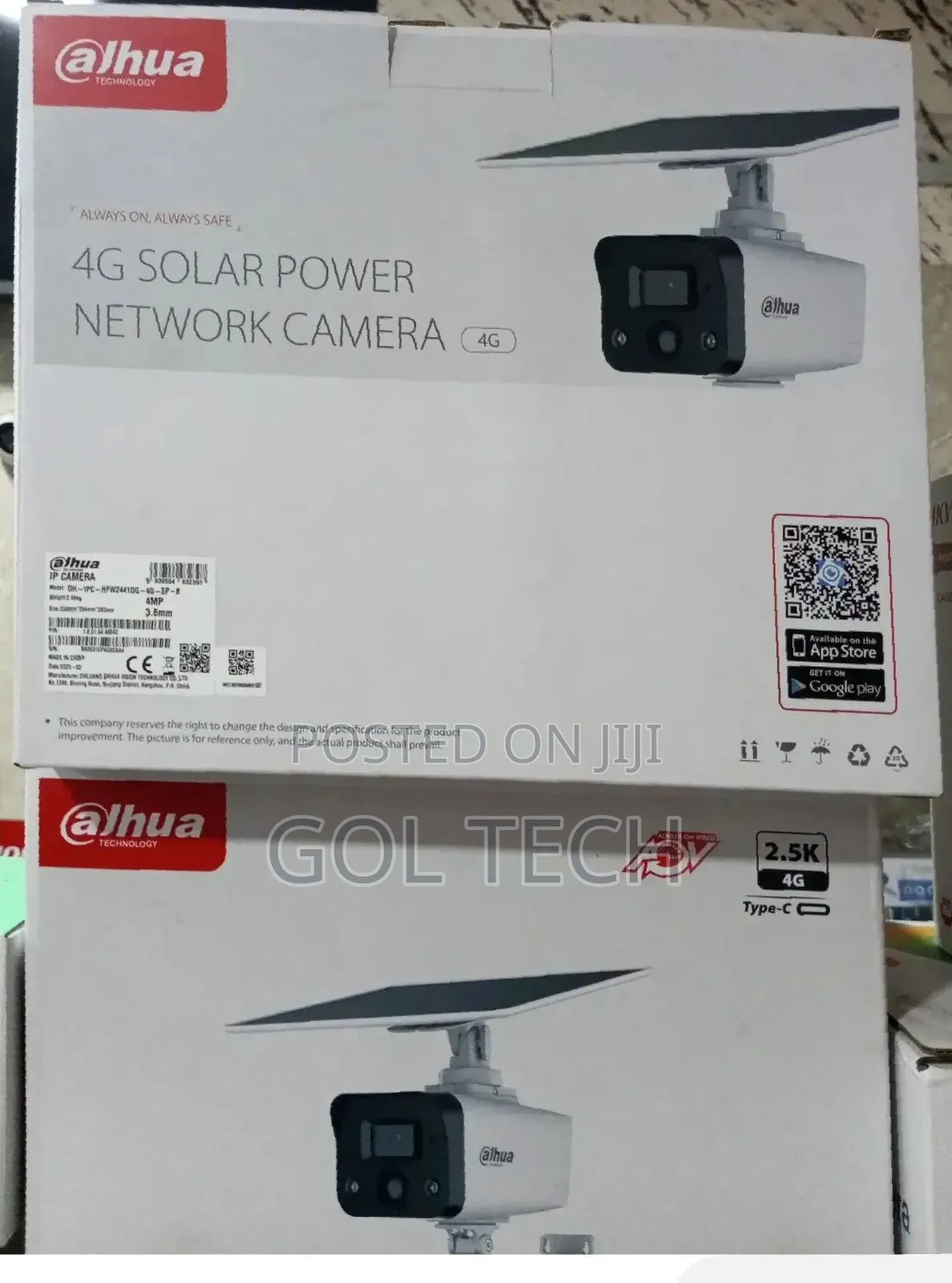 Dahua 4g Solar Camera Bullet With Motion 20000mah