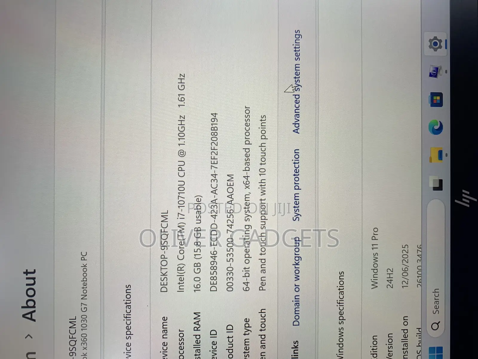 Laptop HP EliteBook X360 1030 G7 16GB Intel Core I7 SSD 1T
