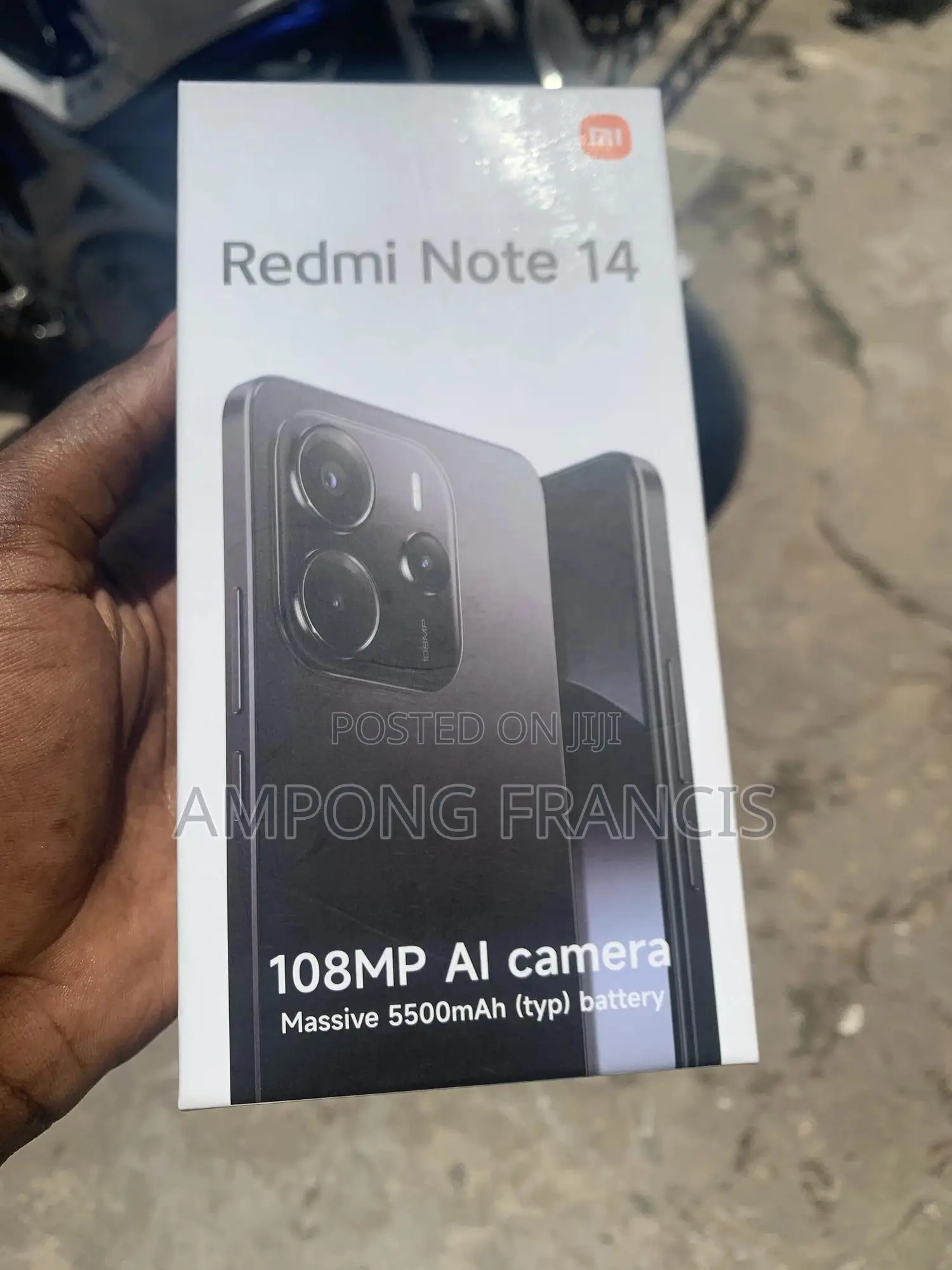 New Xiaomi Redmi Note 14 256 GB Black