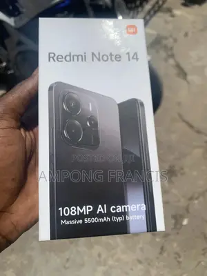 New Xiaomi Redmi Note 14 256 GB Black