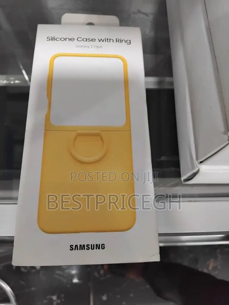 Samsung Galaxy Z Flip5 Silicone Phone Case With Ring