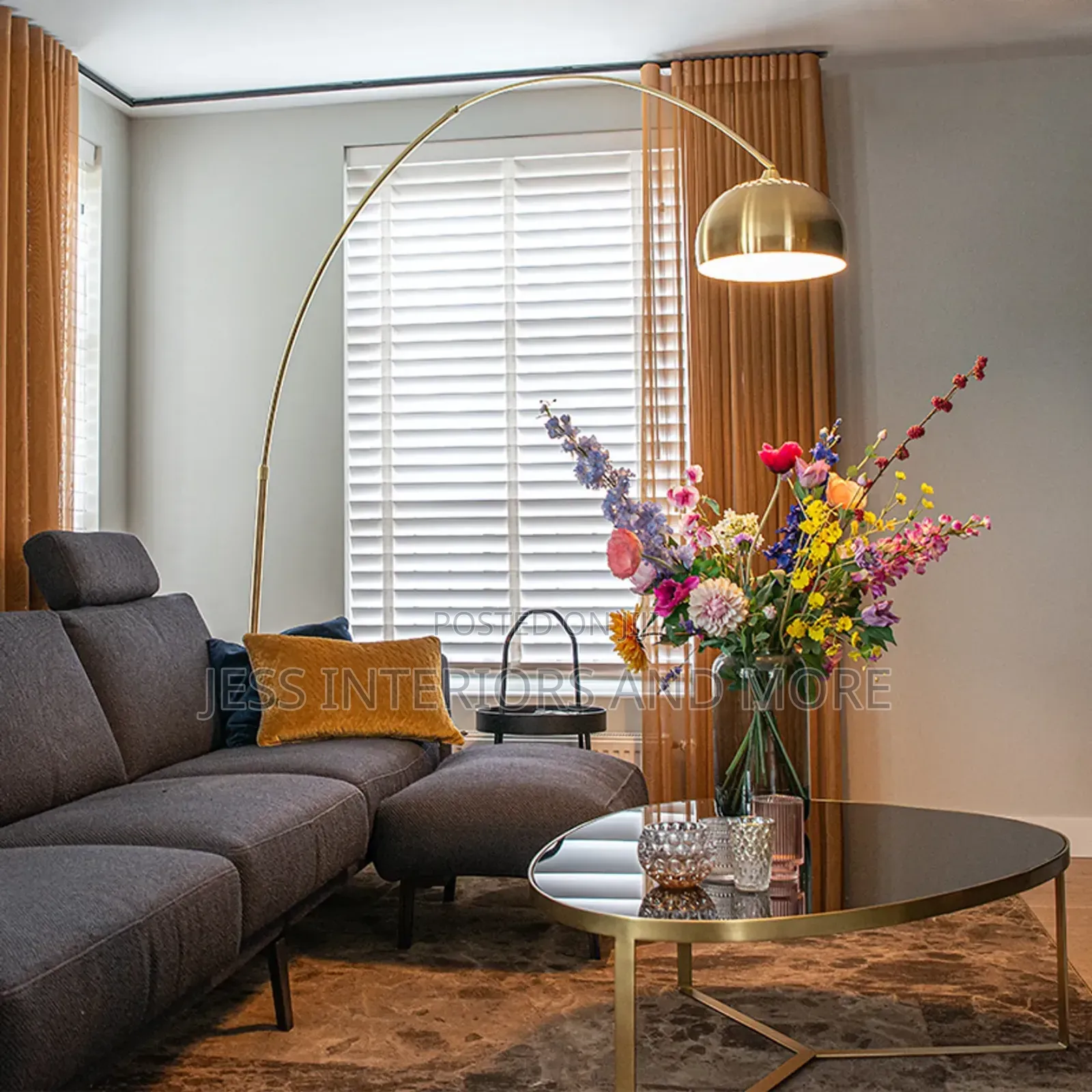 Floor Lamp (Dome Shade)
