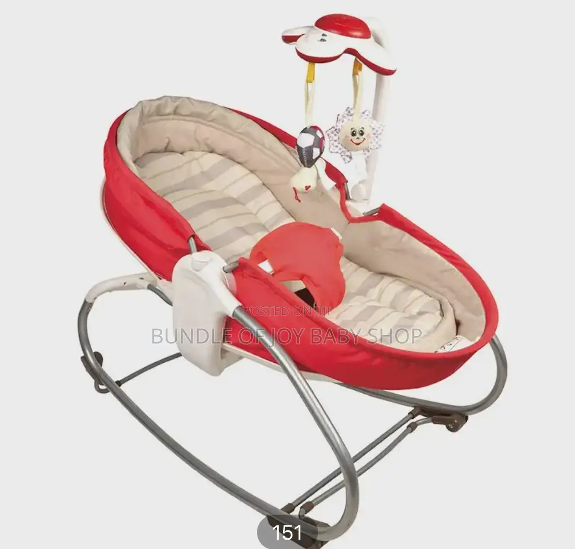 3 in 1 Musical Bed Rocker Rocking Seat