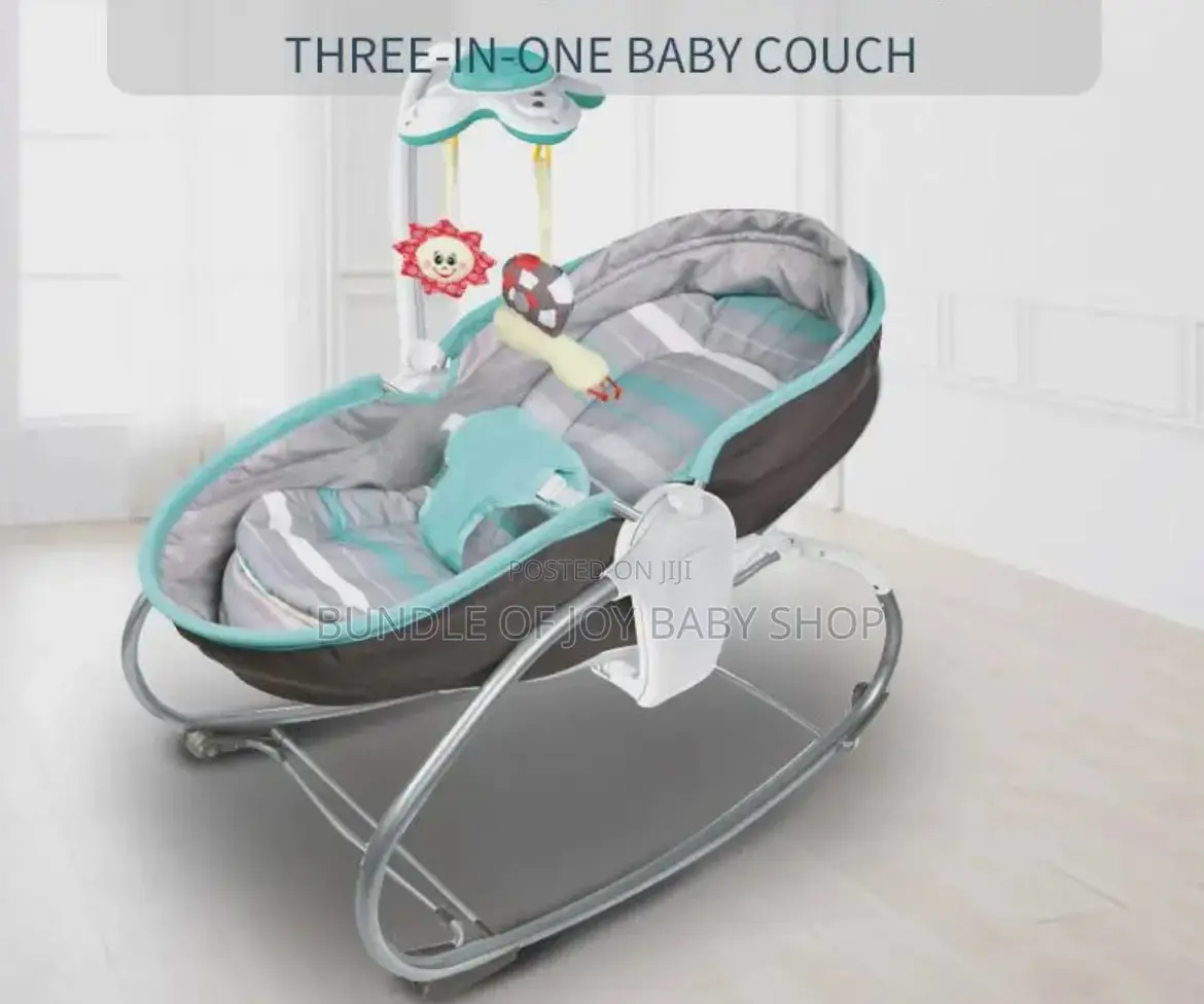 3 in 1 Musical Bed Rocker Rocking Seat