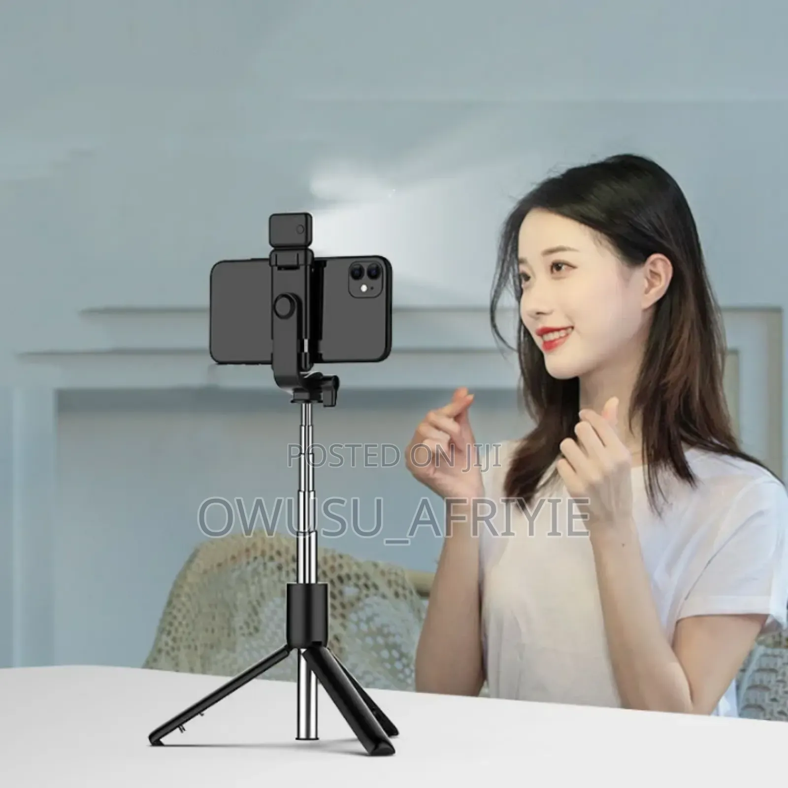 Remote Control Led Phone Holder Stand Selfie Stick (Christmas Promo)