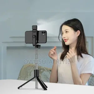 Remote Control Led Phone Holder Stand Selfie Stick (Christmas Promo)