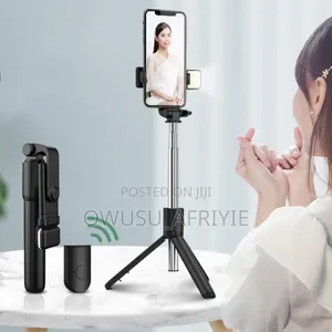 Remote Control Led Phone Holder Stand Selfie Stick (Christmas Promo)