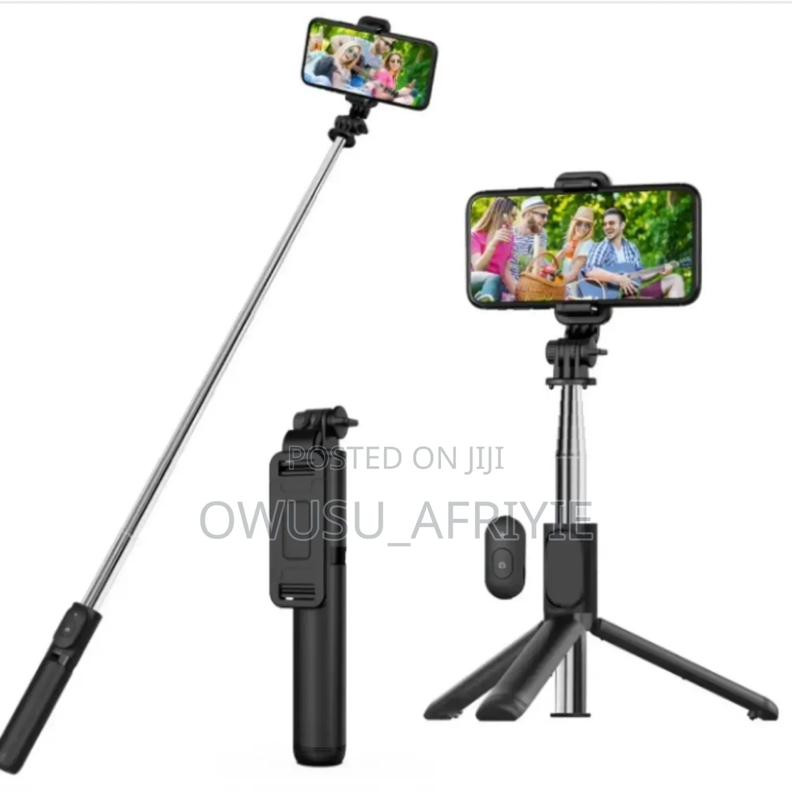 Remote Control Led Phone Holder Stand Selfie Stick (Christmas Promo)