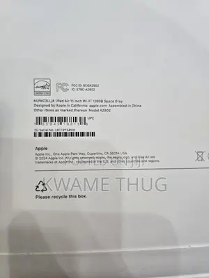 New Apple iPad Air 11 (2024) 128 GB Gray