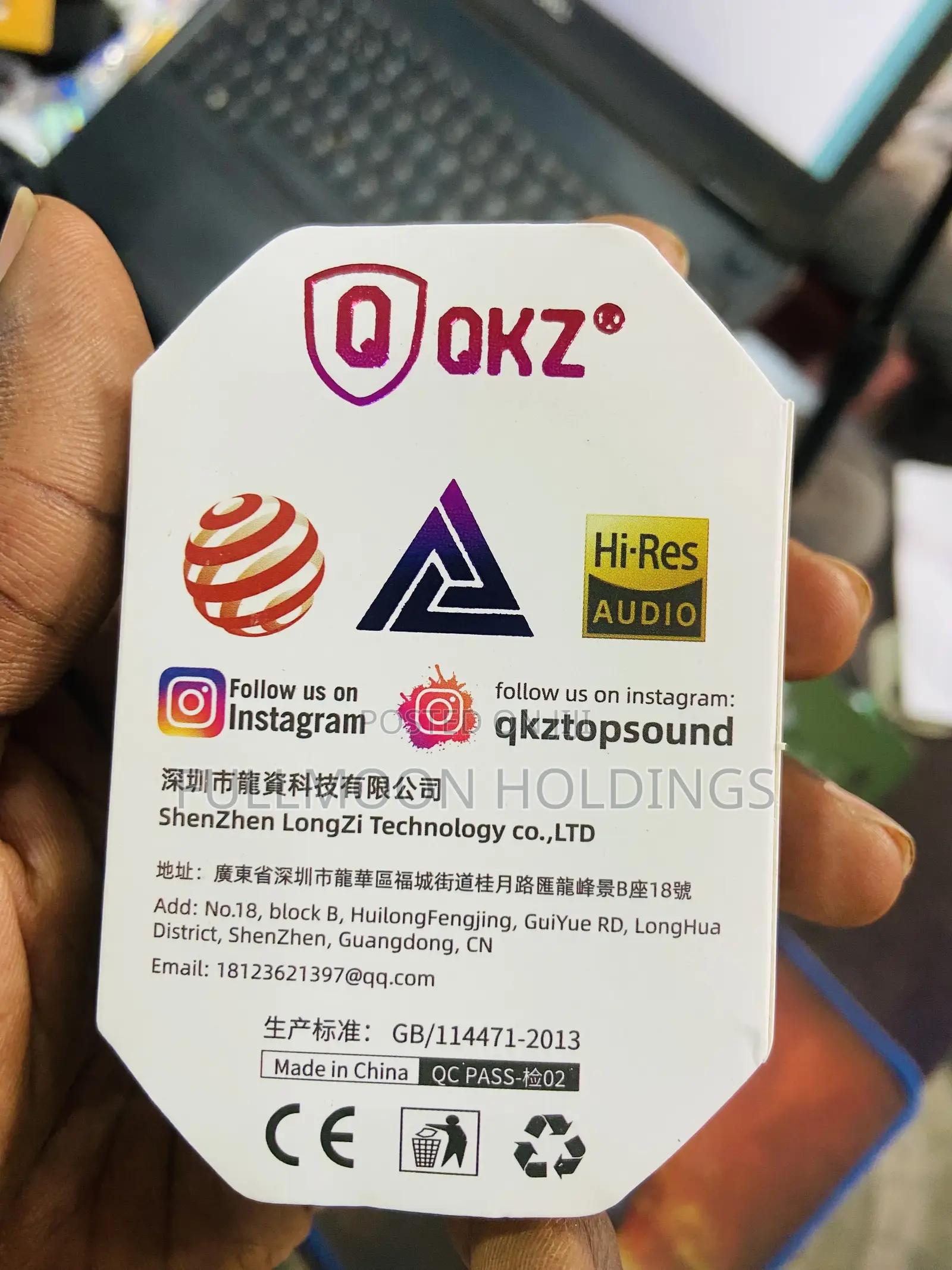 Qkz In-ear Wired Earphones Monitor Headphones Hifi