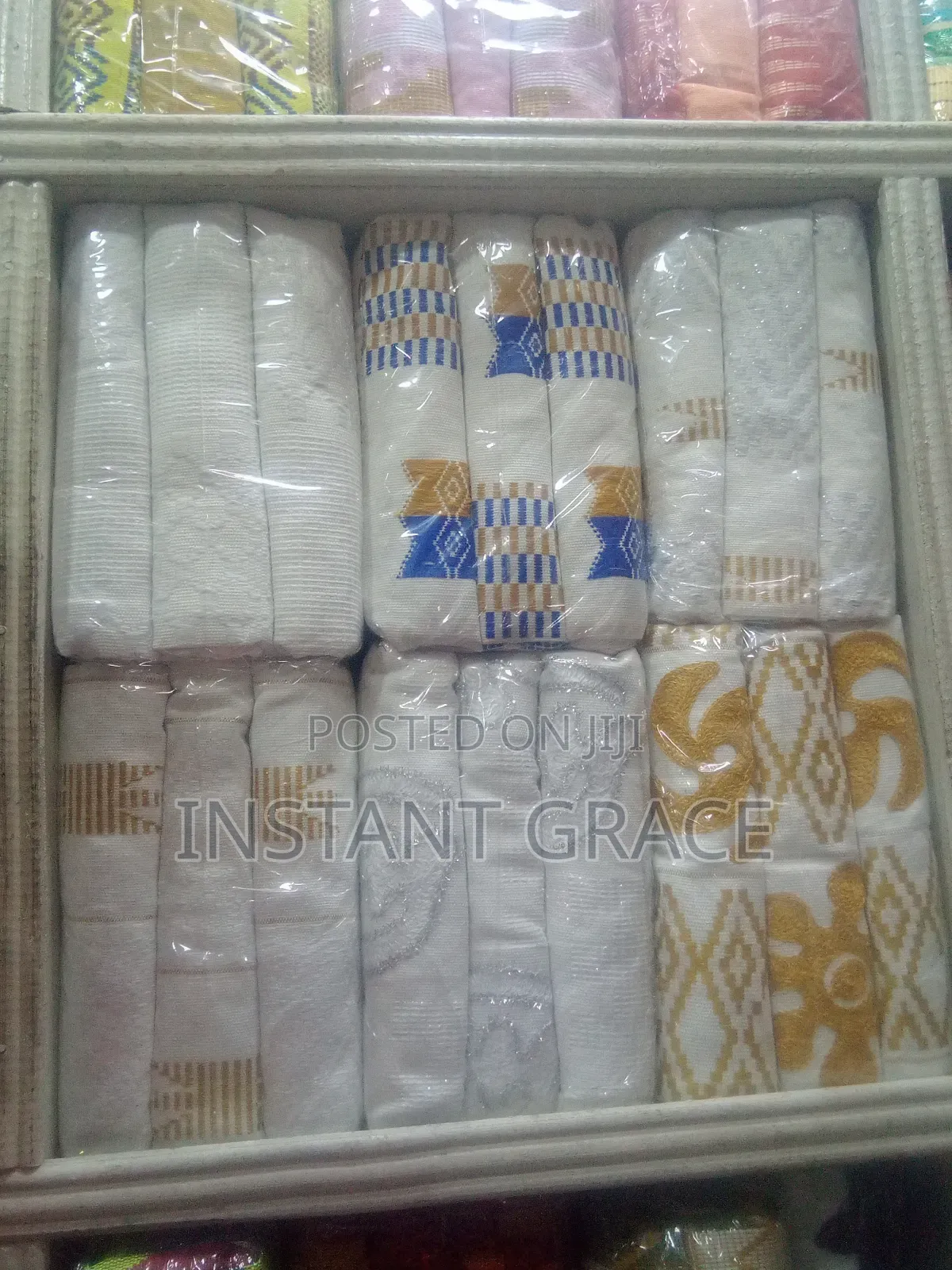 White Kente for Men and Women