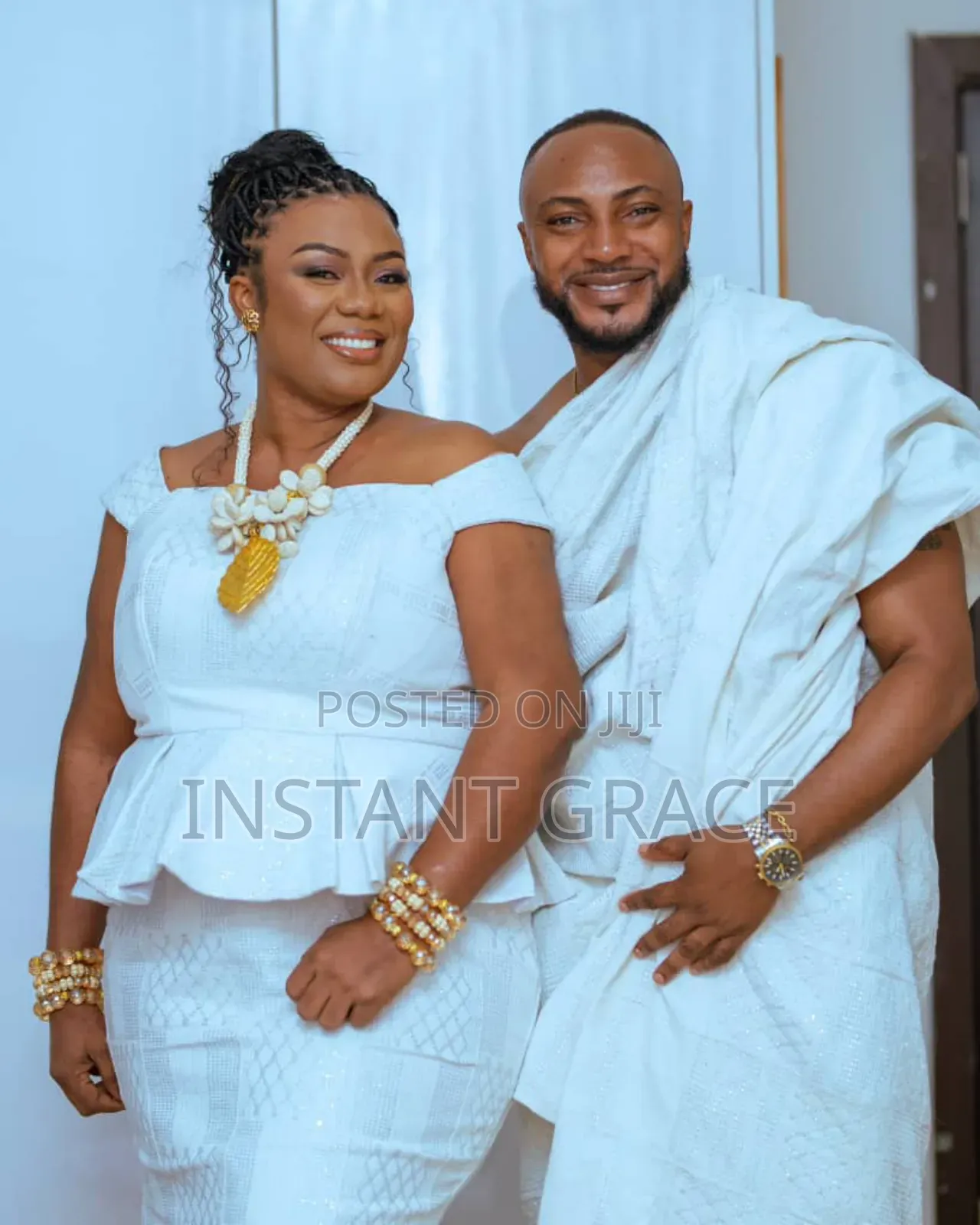 White Kente for Men and Women