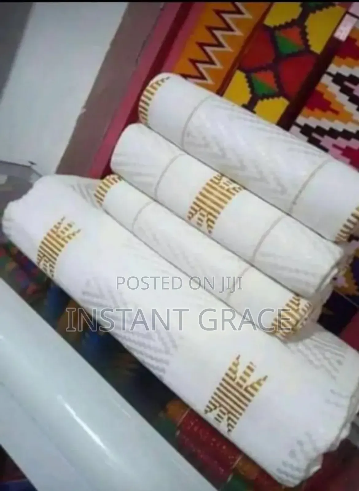 White Kente for Men and Women