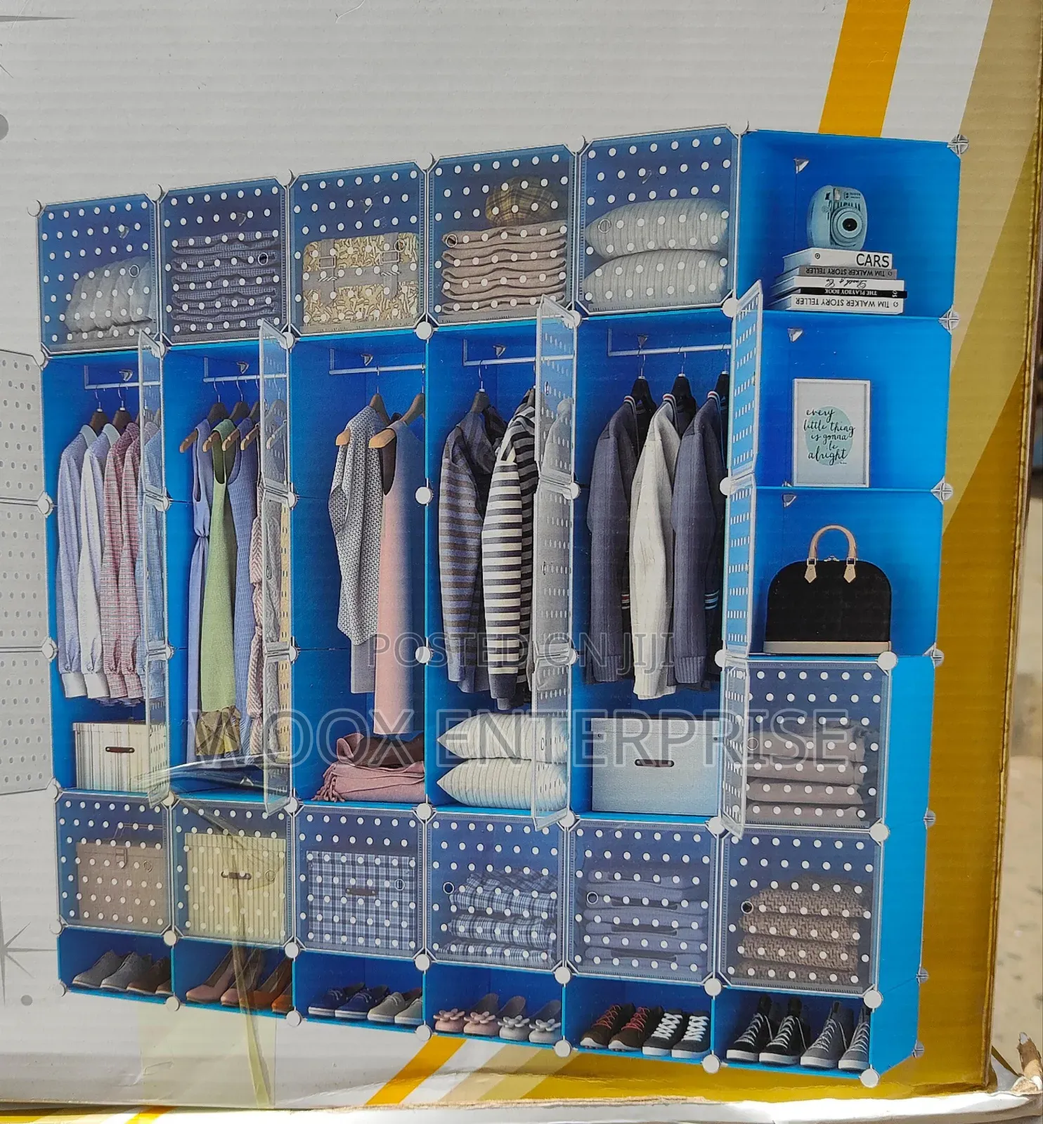 30 Cubes Plastic Wardrobe