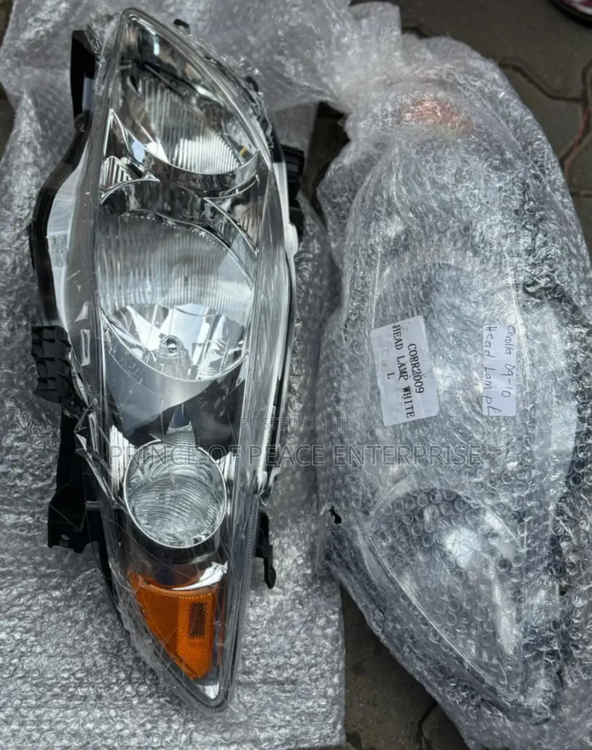 Toyota Corolla 2009 2010 Shining Headlight Pair