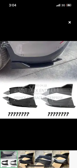 Back Bumper Lip Pair