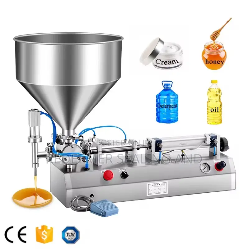 100-1000ml Semiautomatic Paste and Liquid Filling Machine